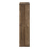 11.75" x 23.75" x 47.5" Cappuccino Particle Board Adjustable Shelves Bookshelf